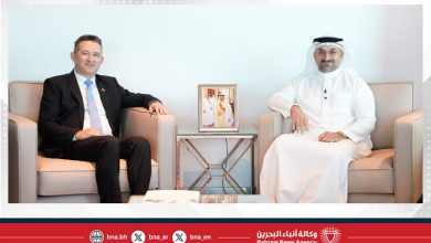 صورة وزير الصناعة والتجارة يستقبل سفير الاتحاد السويسري لدى مملكة البحرين