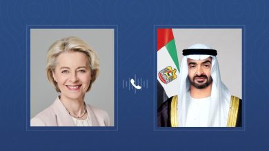 صورة رئيس الدولة ورئيسة المفوضية الأوروبية يبحثان علاقات التعاون وأهمية إطلاق المفاوضات بشأن اتفاقية الشراكة الإستراتيجية