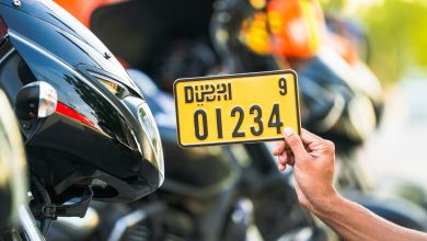 صورة إضافة لوحة أمامية للدراجات النارية والكهربائية