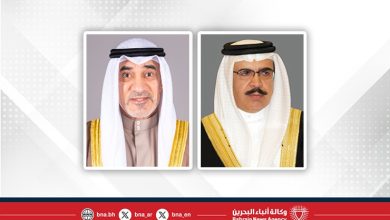 صورة ردًا على برقيته المهنئة بمناسبة احتفال مملكة البحرين بأعيادها الوطنية.. برقية جوابية من وزير الداخلية إلى النائب الأول لرئيس مجلس الوزراء ووزير الداخلية الكويتي