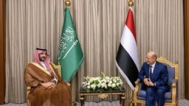 صورة لقاء مرتقب يجمع الرئيس العليمي بالأمير خالد بن سلمان لبحث الوضع في المحافظات الشرقية