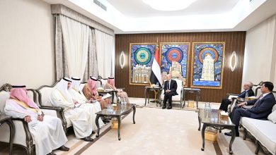 صورة رئيس مجلس القيادة الرئاسي يبعث رسائل هامة إلى الأمين العام لمجلس التعاون الخليجي.. تفاصيل اللقاء