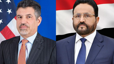 صورة عاجل: اللواء سلطان العرادة يطالب الإدارة الأمريكية العمل بجدية لتفويت الفرصة على المشاريع التي تسعى إلى إطالة أمد الصراع وزعزعة استقرار اليمن والمنطقة