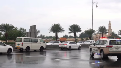 صورة شرطة الشارقة تعلن احتواء تداعيات المنخفض الجوي دون تسجيل حوادث بليغة