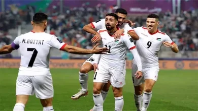 صورة منتخب فلسطين يتعادل مع تونس فى مباراة درامية بكأس العرب