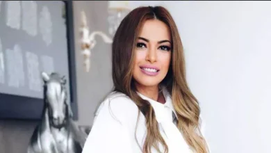 صورة داليا مصطفى بفستان جذاب- إليك تفاصيل اللوك