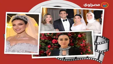 صورة دارين حداد تحتفل بزفافها ووصية محمد هنيدي لزوج ابنته فريدة ورسالة السق