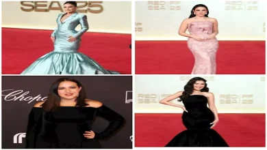 صورة ناقد موضة يعلق على إطلالة نيللي كريم في مهرجان البحر الأحمر