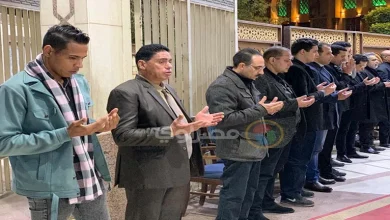 صورة الصور الأولى من عزاء الفنان الراحل سعيد مختار