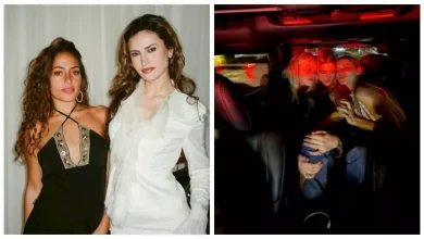 صورة كنزي عمرو دياب تحتفل بأعياد الميلاد مع صديقاتها