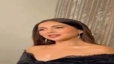 صورة “الأسود يليق بهما”.. مي عز الدين وزوجها يخطفان الأنظار بإطلالة ساحرة
