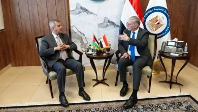 صورة مصر والأردن تبحثان زيادة التعاون في البترول والغاز والتعدين