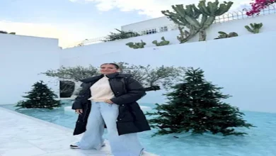 صورة هنا شيحة تستمتع برحلتها في تونس مع الأصدقاء