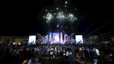صورة بحضور الآلاف في سيليا.. رامي صبري يفتتح The Village بالعاصمة الجديدة