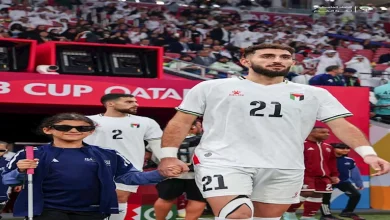 صورة أول تعليق من مدرب فلسطين بعد الفوز على منتخب قطر