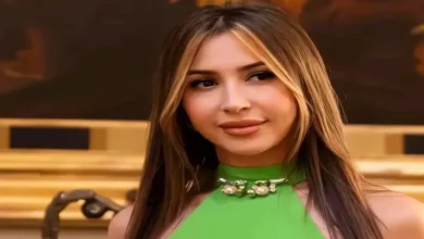صورة فستان جذاب ولامع.. جنات تتألق بإطلالة أنيقة