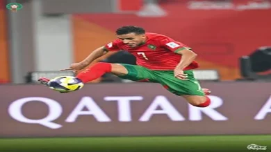 صورة ملخص الشوط الأول لمباراة السعودية والمغرب في كأس العرب2025