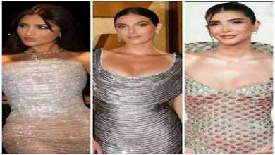صورة جرأة وأناقة بلا حدود..  فساتين لفتت الأنظار في افتتاح مهرجان البحر ال