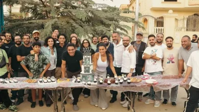 صورة أبطال فيلم “إن غاب يا قط” يستعدون لعرضه بالسينمات
