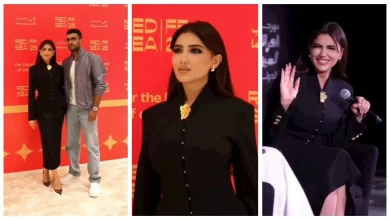 صورة “بفستان أسود أنيق”.. مي عمر تتألق في مهرجان البحر الأحمر السينمائي
