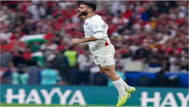 صورة ماذا قدم حامد حمدان في مباراة سوريا وفلسطين؟
