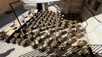صورة | “الداخلية السورية”: إحباط تهريب 1250 لغما حربيا إلى لبنان وإيقاف 4 متورطين شمال دمشق