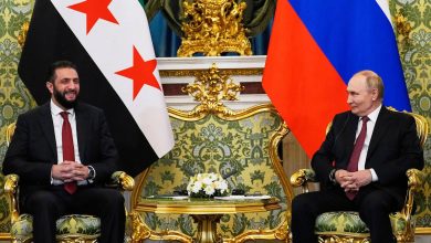 صورة | بوتين يهنئ الشرع بذكرى مرور عام “على التغيير” وسقوط الأسد في سوريا