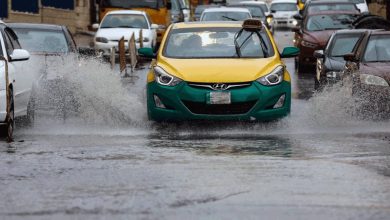 صورة | زخات أمطار غزيرة مصحوبة بالرعد وتنبيه من السيول في جنوب الأردن السبت