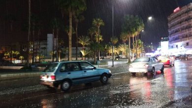 صورة | طقس العرب: هطول زخات من الأمطار بشدة متفاوتة يصاحبها البرق والرعد في العقبة السبت