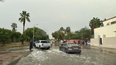 صورة | الأرصاد تحذر: منخفض جوي يبدأ الأربعاء مع أمطار غزيرة وتساقط البرد