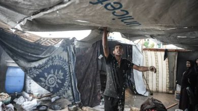 صورة | الموت بردا وغرقا… الدفاع المدني يطلق صرخة إنذار عاجلة لسكان غزة