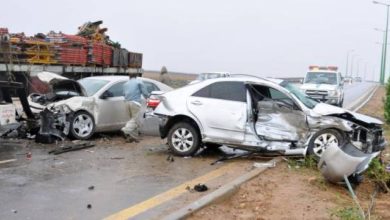 صورة | إدارة السير: حادث سير على طريق نزول صافوط يربك الحركة المرورية