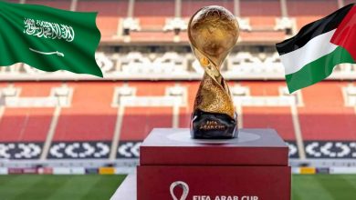صورة | المنتخب الفلسطيني يواجه المنتخب السعودي في ربع نهائي كأس العرب