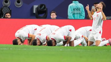 صورة | ولي العهد يهنئ “النشامى”: “مبارك للأردن, النشامى لنصف نهائي كأس العرب”