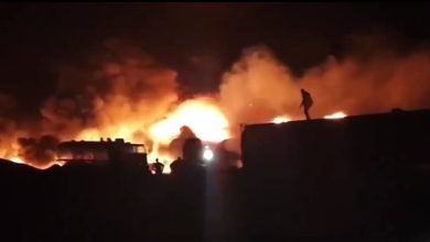 صورة | إعلام سوري: انفجار يهز مصفاة نفط شرقي دير الزور وأضرار مادية في الموقع