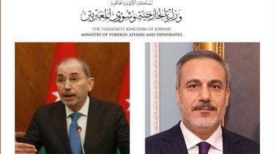 صورة | الصفدي وفيدان: الأردن وتركيا يؤكدان على ضرورة استمرار وقف إطلاق النار في غزة ودعم الأونروا