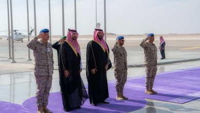 صورة ولي العهد يرعى حفل افتتاح مرافق قاعدة الملك سلمان الجوية بالقطاع الأوسط