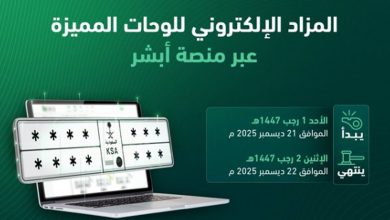 صورة طرح مزاد اللوحات الإلكتروني غدًا الأحد