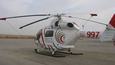 صورة الإسعاف الجوي بهيئة الهلال الأحمر بالقصيم يباشر بلاغ حادث داخل نفود النبقية شرق بريدة
