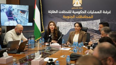صورة “العمليات الحكومية” تستعرض خطة الإغاثة والتعافي لوزارة العمل في قطاع غزة
