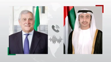 صورة عبدالله بن زايد ونظيره الإيطالي نائب رئيس الوزراء ووزير الخارجية يتباحثان في العلاقات الاستراتيجية بين البلدين
