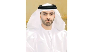 صورة سيف بن زايد يهنئ محمد بن سليم بمناسبة إعادة انتخابه رئيساً للاتحاد الدولي للسيارات