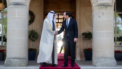 صورة رئيس الدولة: بحثت مع رئيس جمهورية قبرص عن تحقيق أهداف الشراكة الاستراتيجية الشاملة بين بلدينا