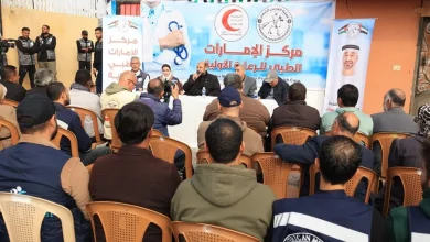صورة «الفارس الشهم 3» يفتتح مركز الإمارات الطبي في خانيونس