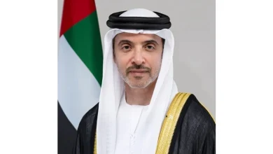 صورة هزاع بن زايد يوجه تهانيه إلى البحرين بمناسبة اليوم الوطني