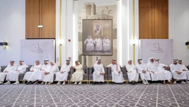 صورة حمدان بن محمد يحضر غداء دبي