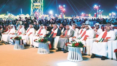 صورة يحيي مهرجان الشيخ زايد اليوم الوطني لمملكة البحرين الشقيقة