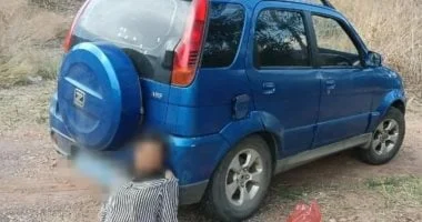 صورة شاب صيني يدبر حادث سيارة للحصول على تعويض تأمينى