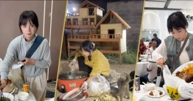 صورة بطلة مخفية سيدة خجولة تحضر الأعراس لإطعام 120 قطة