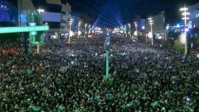 صورة الآلاف يحتفلون بالعام الجديد في قطر